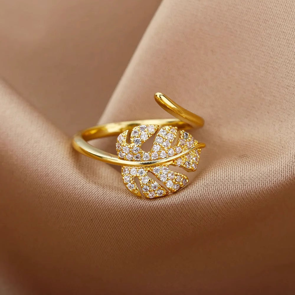 Cross-Border Hot-Selling 18K Gold-Plated Full Diamond